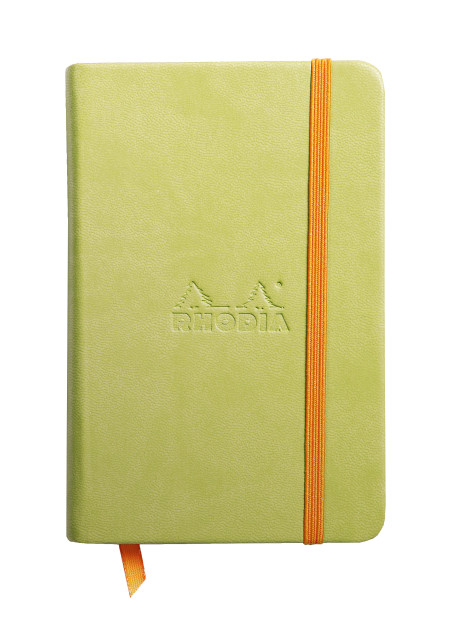 Rhodia Hardcover Notebook - Small - Anise Green - Plain